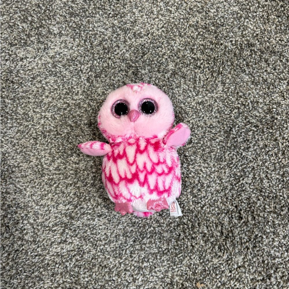 Ty Pink Owl Plush Toy
